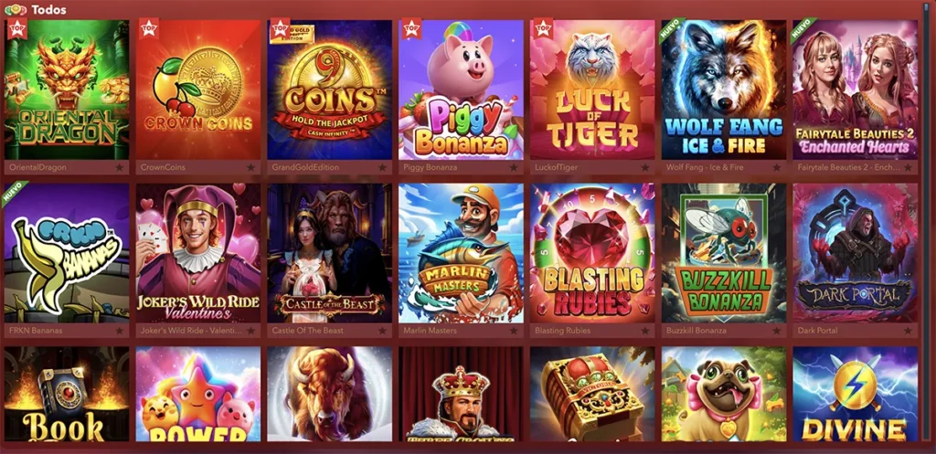 Tragamonedas en Betgol casino